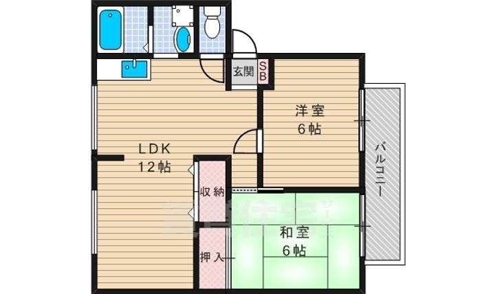 ハイツあけぼのの間取り
