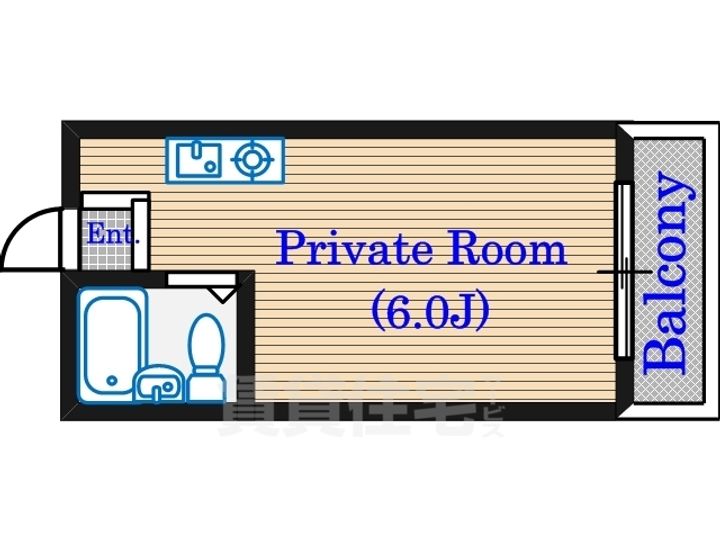 大阪府大阪市住吉区苅田4丁目の賃貸マンションの間取り