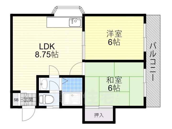 川島第16ビルの間取り