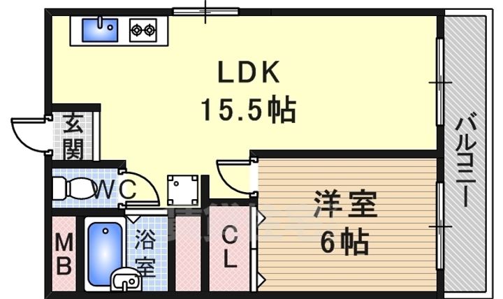 ワイエムケイマンションの間取り