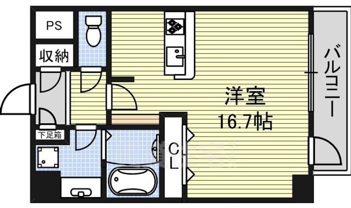 Canal Eastの間取り