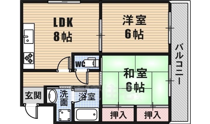 グローリープラザマンションの間取り