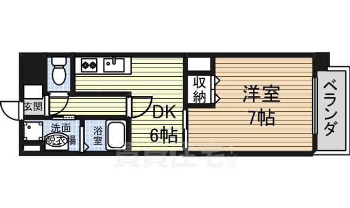 三高ANNEX BLDの間取り