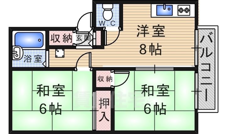 ハイムブリーゼの間取り