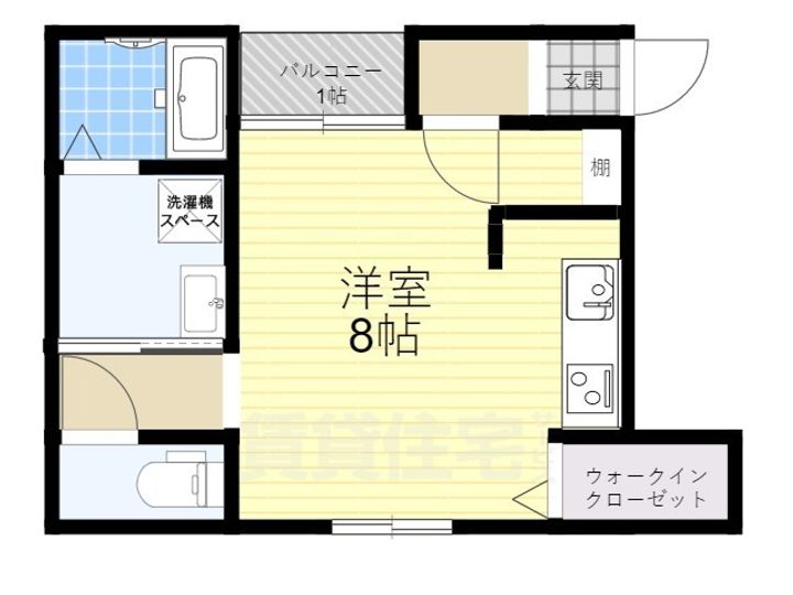 大阪府豊中市稲津町1丁目の賃貸アパートの間取り