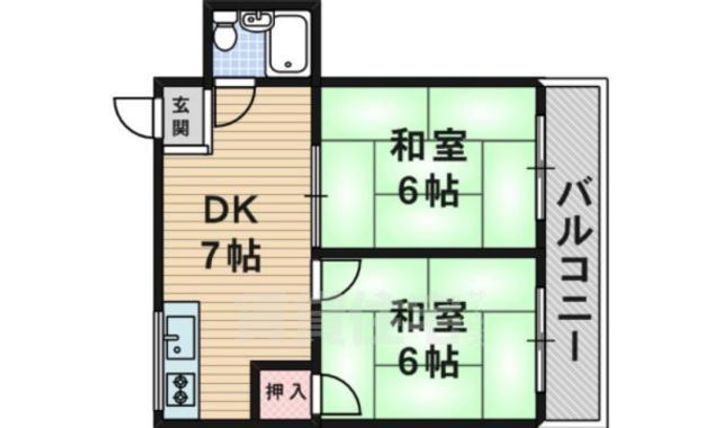 グリーンマンション吉川の間取り