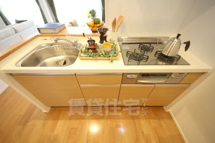 K-TERRACEあやめ池北棟のキッチン