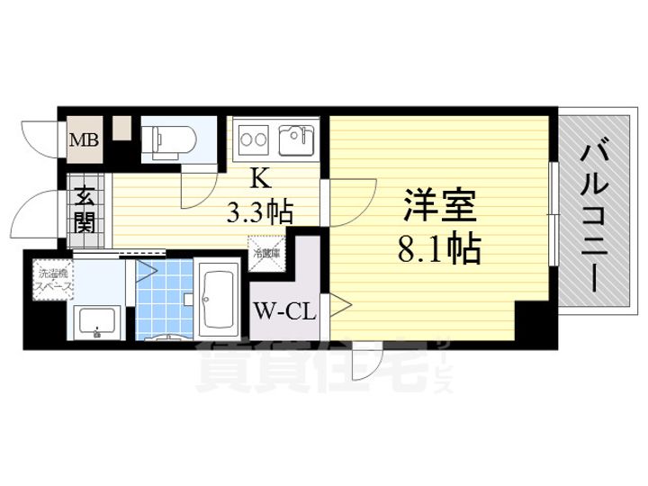 シャルマン新栄の間取り
