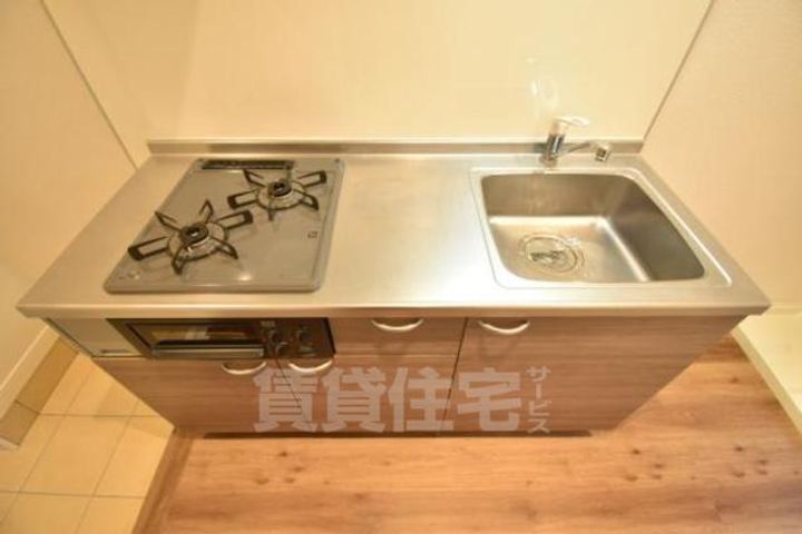 大阪府摂津市正雀3丁目の賃貸アパートのキッチン