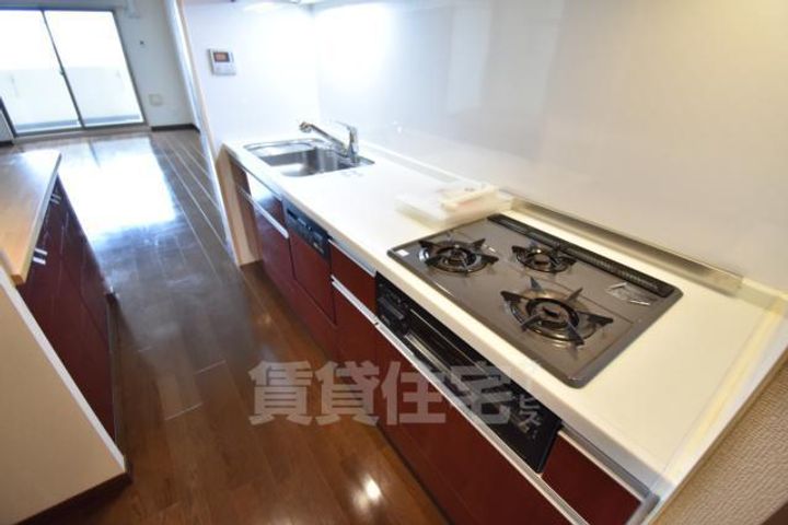 大阪府堺市西区鳳西町1丁の賃貸マンションのキッチン
