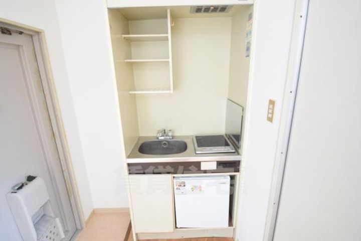 大阪府大阪市東住吉区照ケ丘矢田2丁目の賃貸マンションのキッチン
