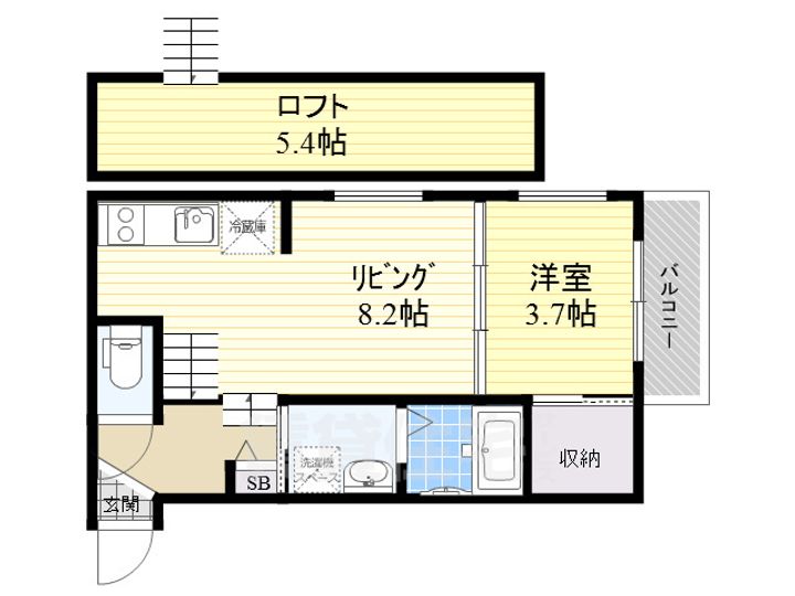 ヴィラ駈上の間取り