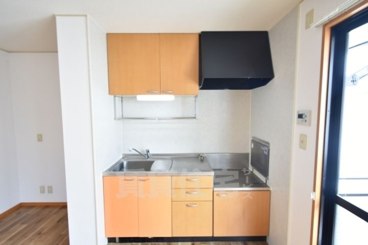 大阪府泉大津市板原町1丁目の賃貸アパートのキッチン