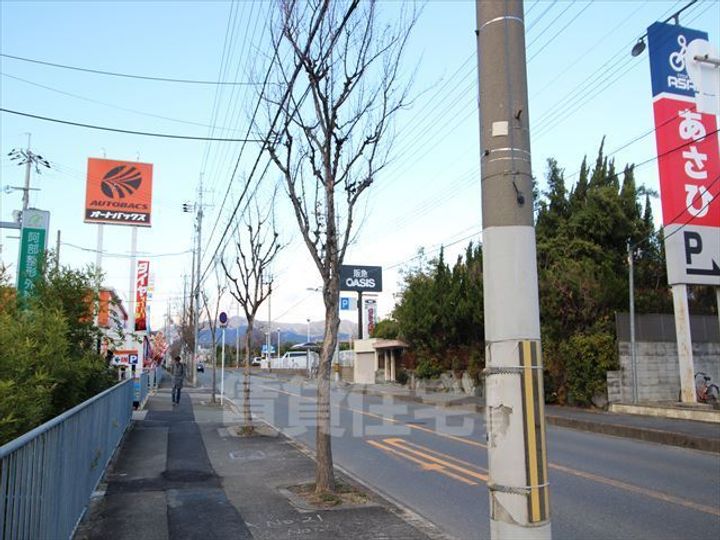 奥田ハイツA棟の周辺