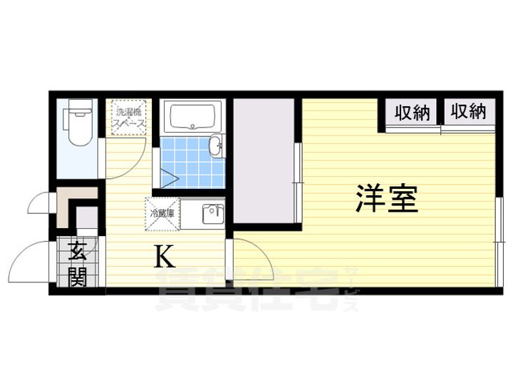 レオパレス奈佐原の間取り