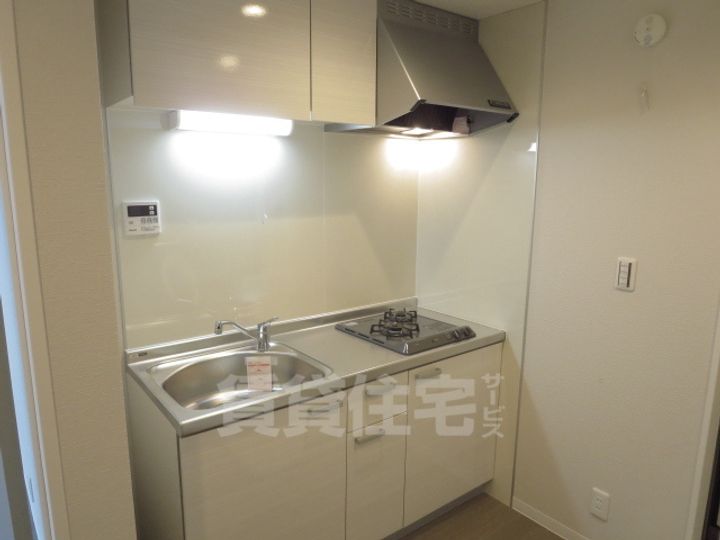 大阪府堺市堺区寺地町西3丁の賃貸アパートのキッチン