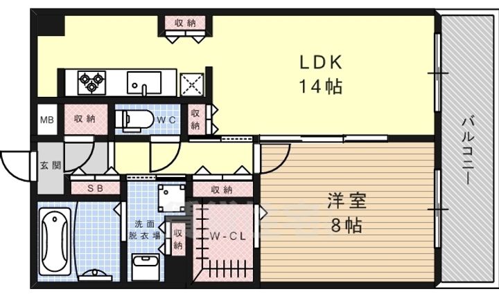 エルーデメイファの間取り