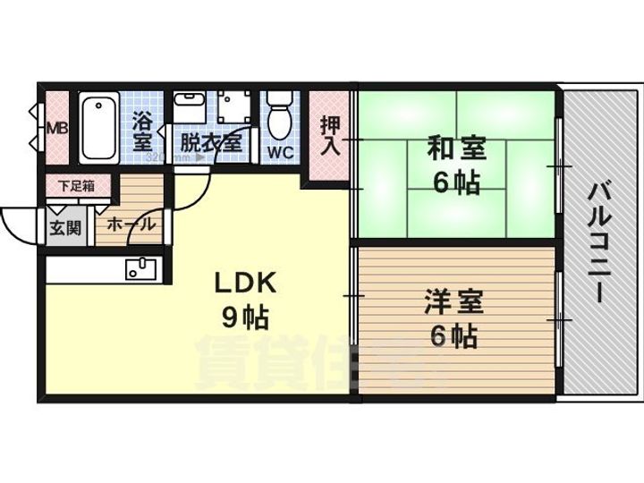 リバティハイツの間取り