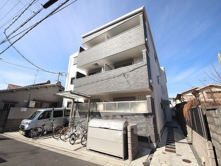 大阪府東大阪市松原1丁目の賃貸アパートの外観