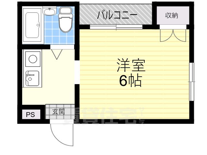 大阪府大阪市旭区生江3丁目の賃貸マンションの間取り