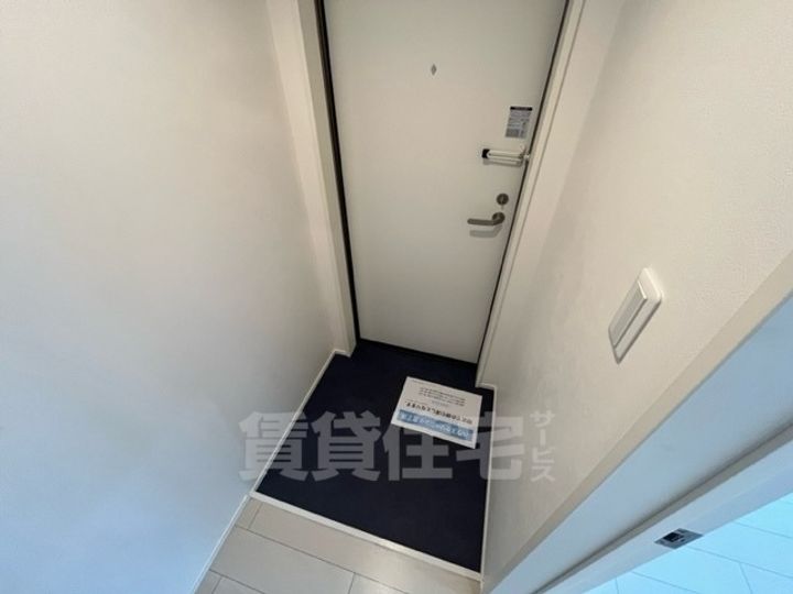 大阪府堺市堺区昭和通2丁の賃貸アパートの玄関