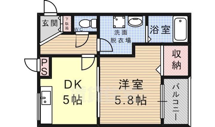 エレガントヒルズ1号館の間取り