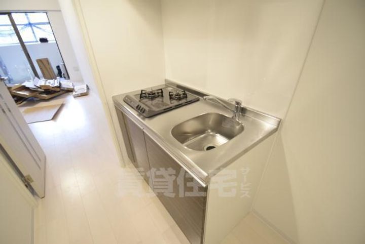 大阪府大阪市住吉区清水丘2丁目の賃貸マンションのキッチン