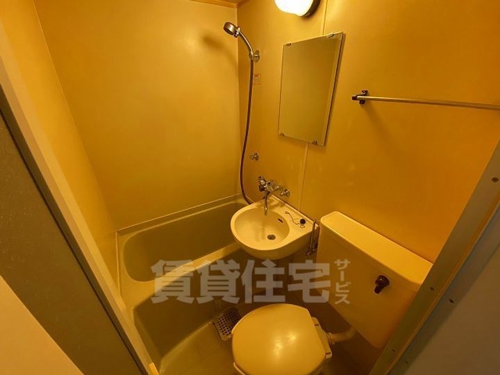大阪府東大阪市若草町の賃貸アパートの風呂