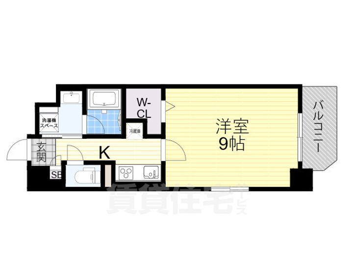 大阪府豊中市南桜塚2丁目の賃貸マンションの間取り