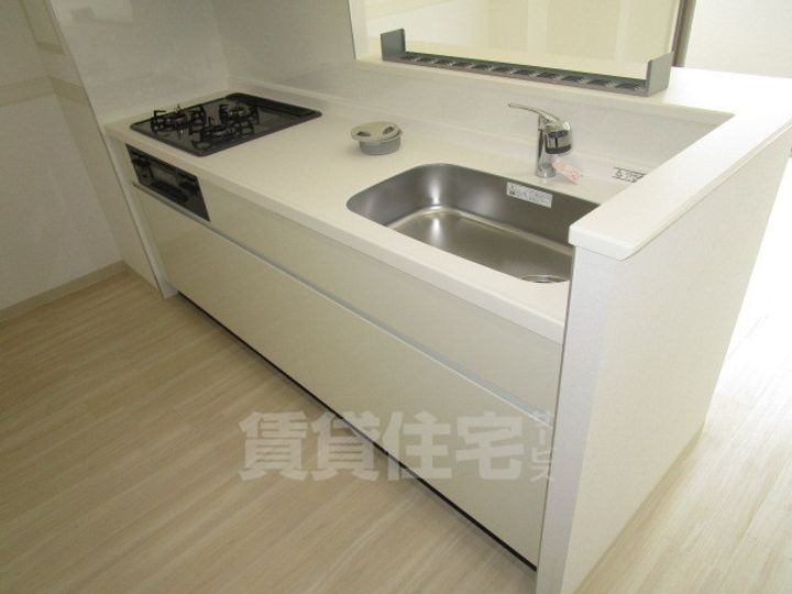 大阪府高槻市上土室6丁目の賃貸マンションのキッチン