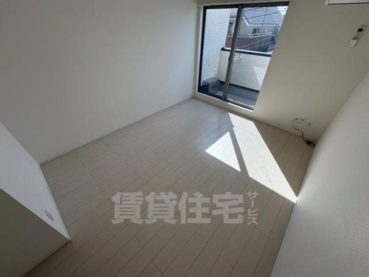 兵庫県尼崎市東園田町2丁目の賃貸アパートの寝室
