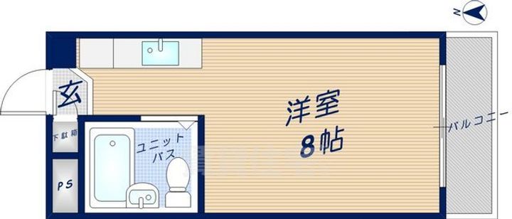 瓢箪山ハイツの間取り