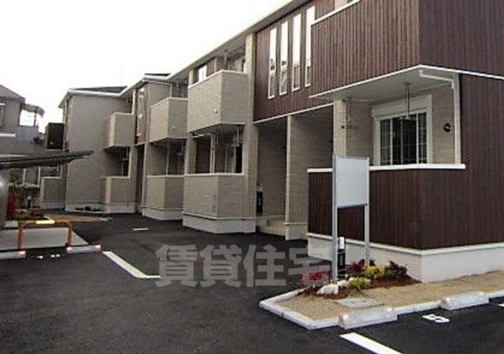 大阪府堺市西区草部の賃貸アパートの玄関