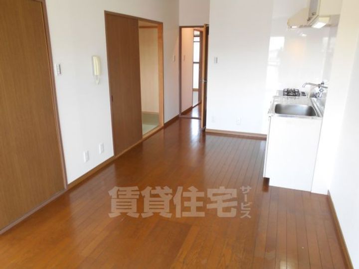 大阪府柏原市国分市場2丁目の賃貸マンションのキッチン