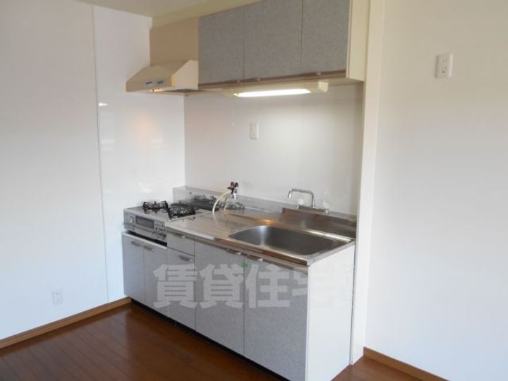 大阪府柏原市国分市場2丁目の賃貸マンションのキッチン