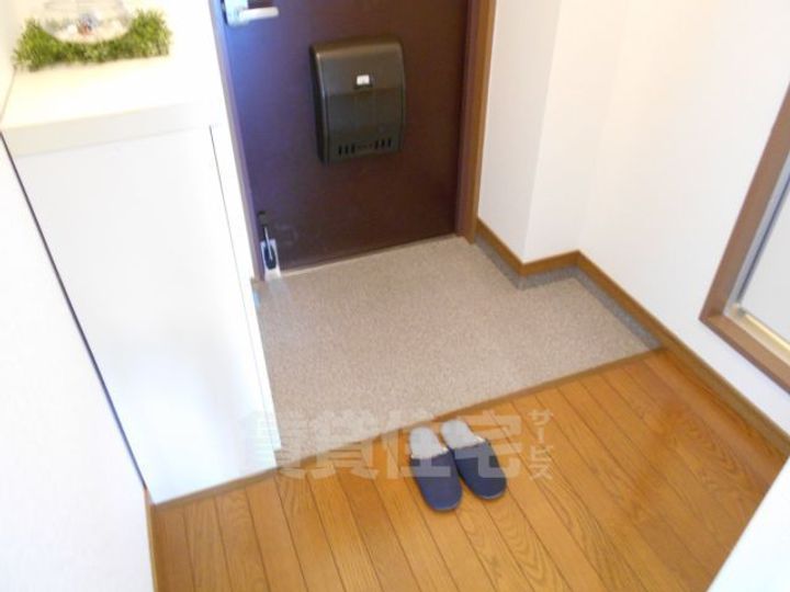 大阪府柏原市国分市場2丁目の賃貸マンションの玄関