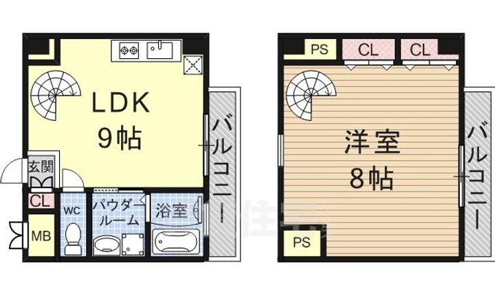 K-FLATの間取り