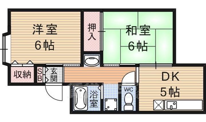 ルミネス瀬田106の間取り