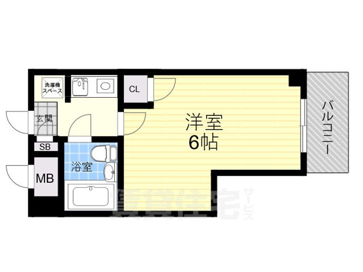 マックス甲東園の間取り