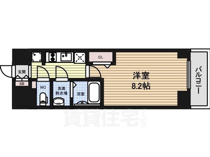 プレサンス広小路通パルスの間取り