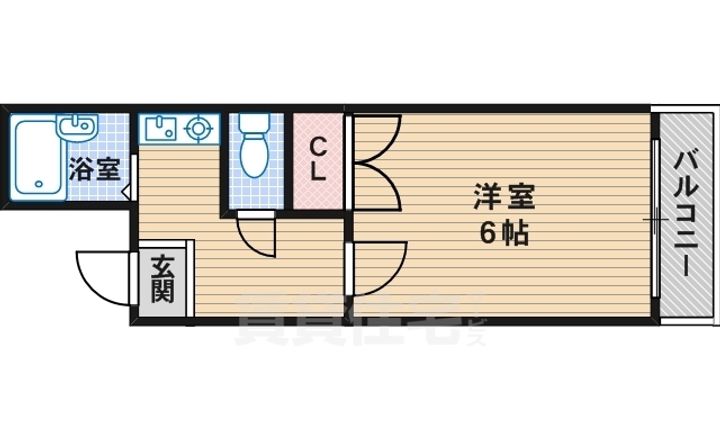 大阪府大阪市住吉区我孫子東2丁目の賃貸マンションの間取り