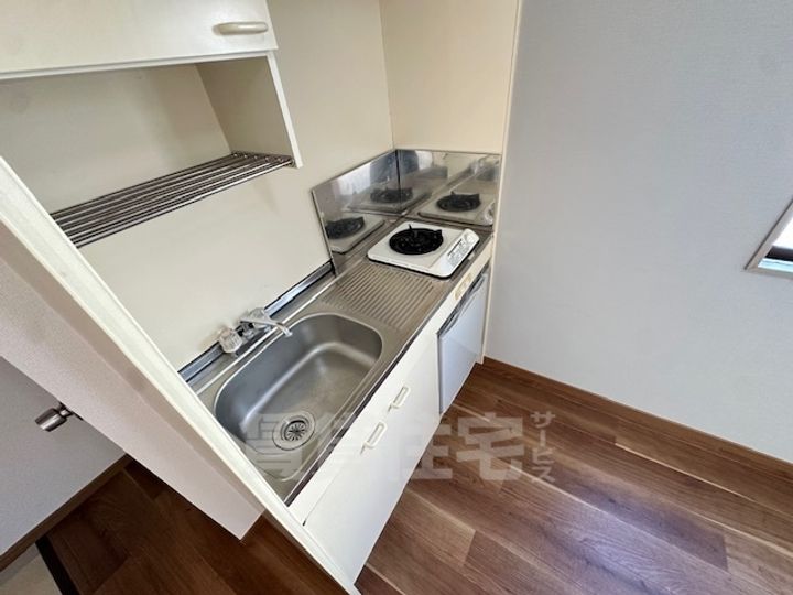 大阪府大阪市住吉区我孫子東2丁目の賃貸マンションのキッチン