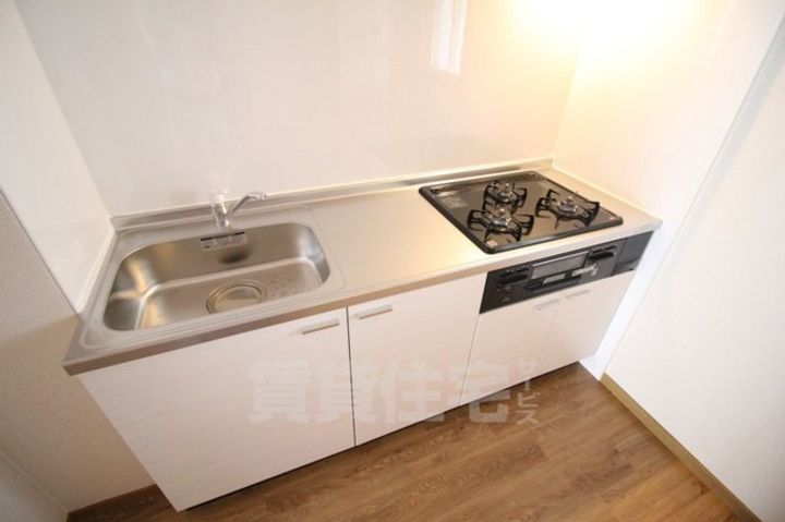 大阪府豊中市稲津町3丁目の賃貸アパートのキッチン