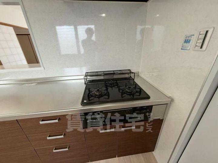 大阪府豊中市桜の町6丁目の賃貸マンションのキッチン