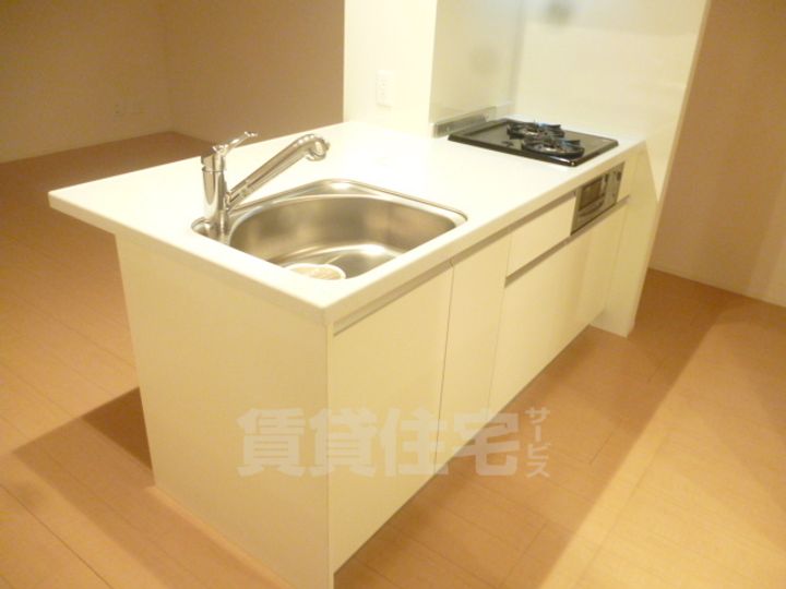 大阪府豊中市桜の町3丁目の賃貸アパートのキッチン