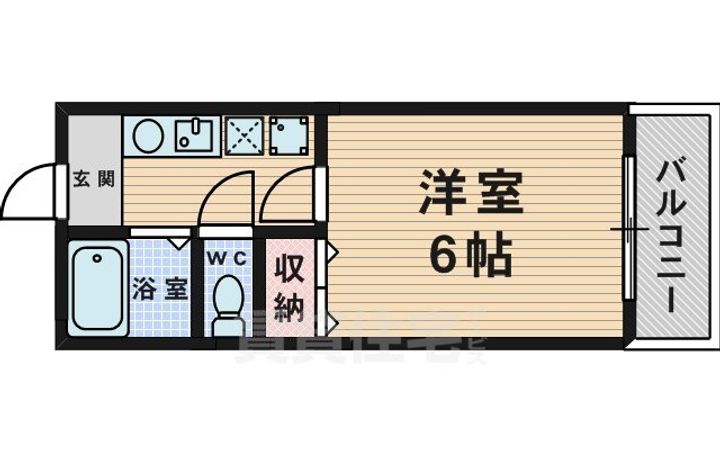 阪口ハイツの間取り