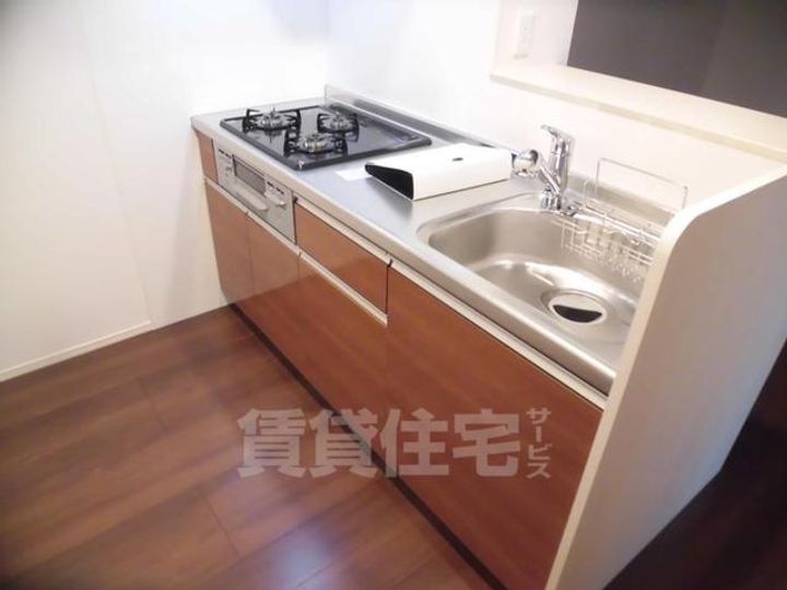大阪府豊中市桜の町1丁目の賃貸アパートのキッチン