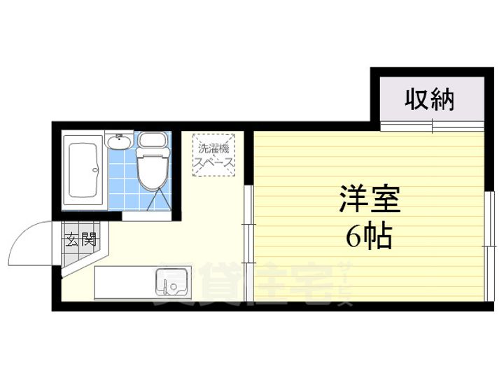 大阪府豊中市宮山町4丁目の賃貸アパートの間取り