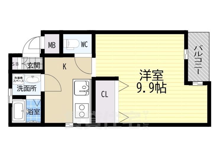 クローバーハイツ鷹合の間取り