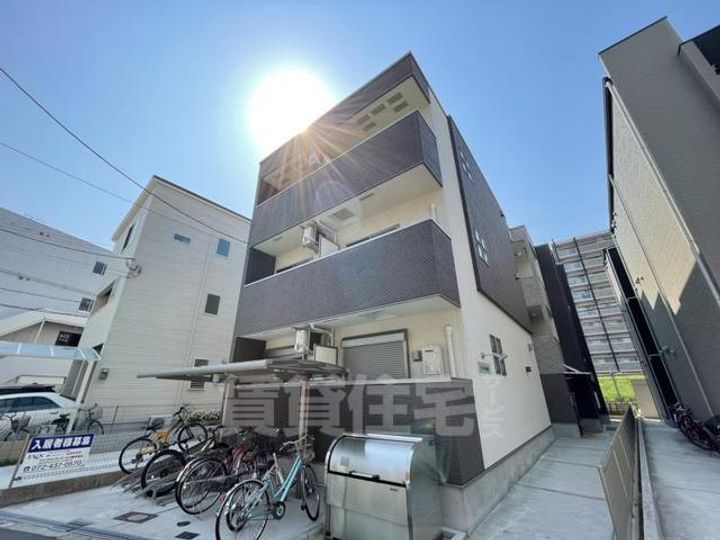 大阪府大阪市旭区新森2丁目の賃貸アパートの外観